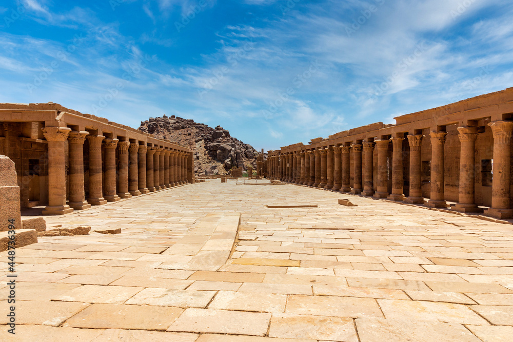 Philae temple on Agilkia Island ( Aswan - Egypt )