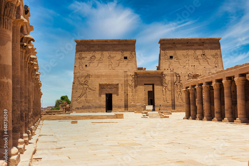 Philae temple on Agilkia Island ( Aswan - Egypt ) photo