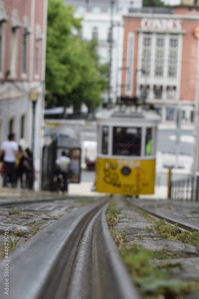 tram in the city tram in the city