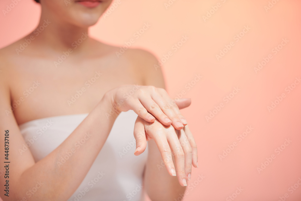 Women's hands skin care cosmetology dermatology relax SPA procedures massage