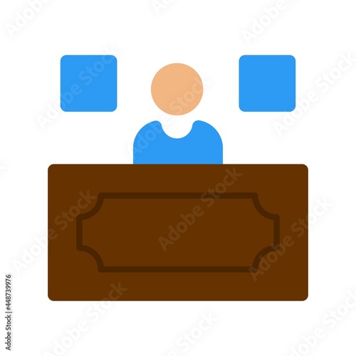 Reception Flat Vector Icon Design