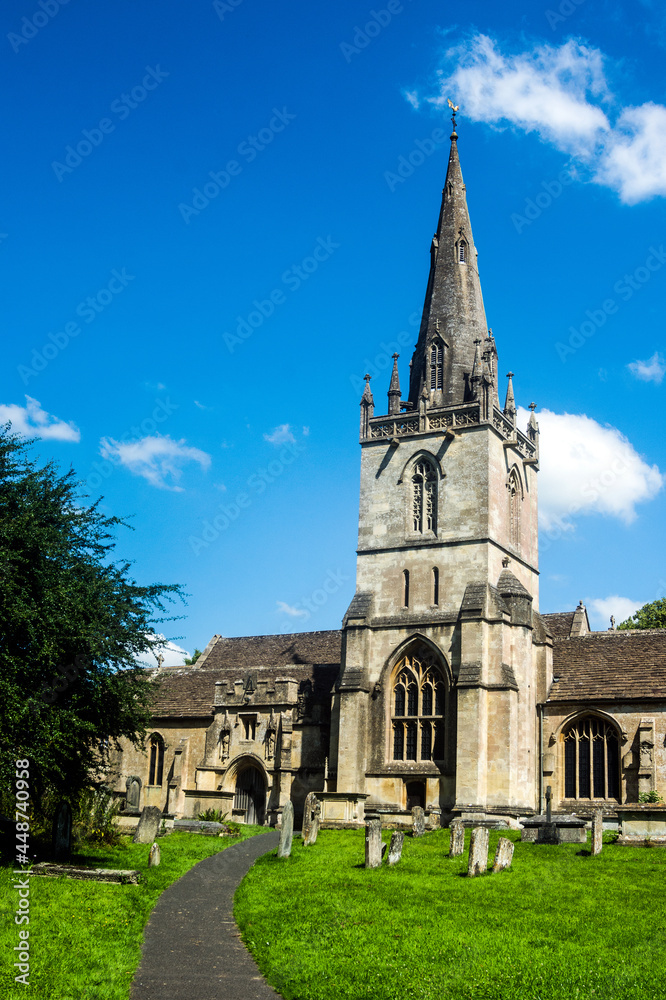 St. Bartholomews Parish Church, Corsham, Wiltshire, UK.