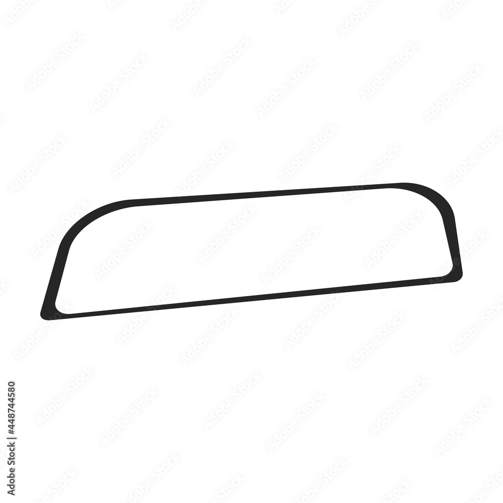 Rear view mirrors vector icon.Black vector icon isolated on white background rear view mirrors. Rear view mirrors vector icon.Black vector icon isolated on white background rear view mirrors.