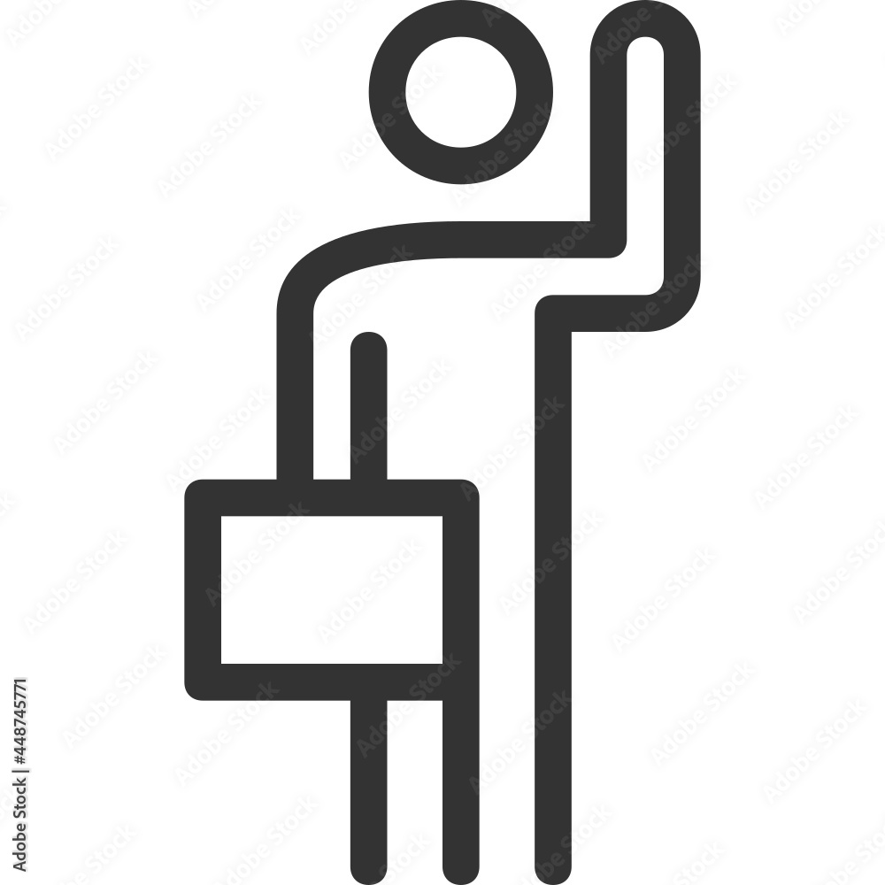 Businessman line icon Businessman line icon