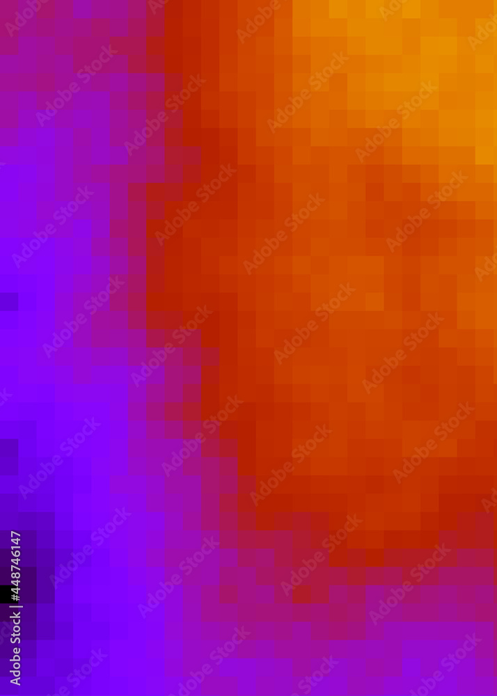 Color Pixels Cloud Abstract Computational Generative Art background illustration