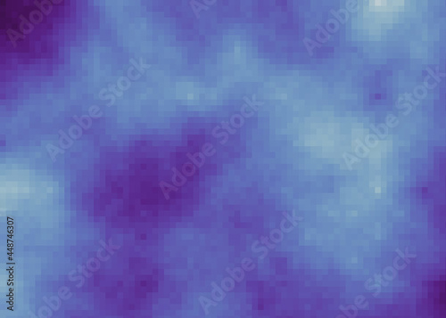 Color Pixels Cloud Abstract Computational Generative Art background illustration © vector_master