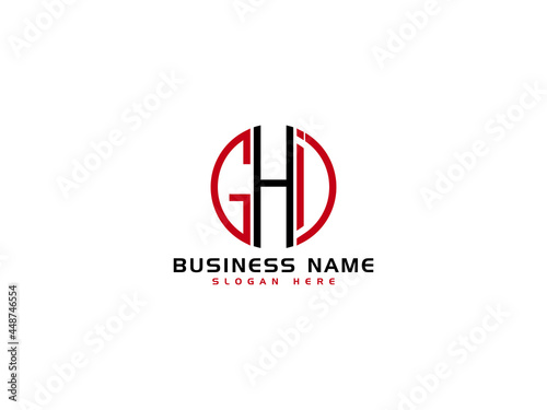 Creative GHI Logo Letter Vector Image Design For Your Business