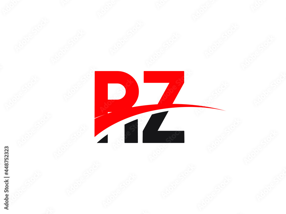 RZ Letter Initial Logo Design Template RZ Letter Initial Logo Design Template