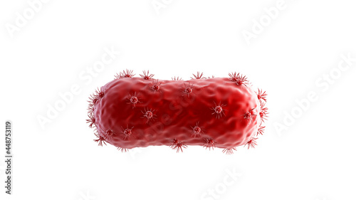 3d render Corona virus isolated background
