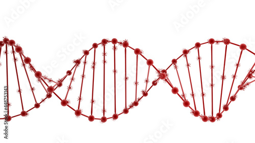 3d render Corona virus isolated background