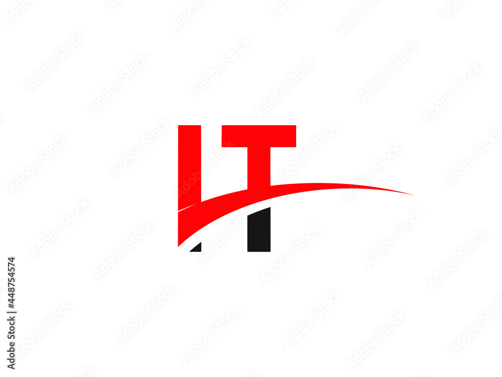 Obraz premium IT Letter Initial Logo Design Template