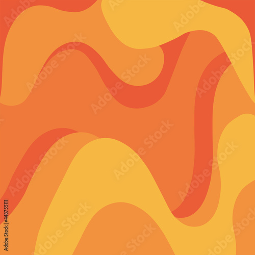Set of abstract backgrounds in pop art style in orange, yellow, grapefruit colors