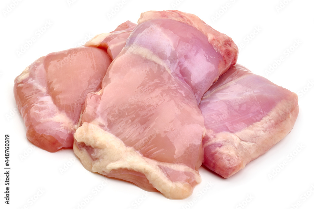 Raw chicken breast, isolated on white background. High resolution image. Raw chicken breast, isolated on white background. High resolution image.