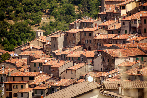 Italia, Toscana, provincia di Grosseto, Monte Amiata, il paese di Arcidosso. photo