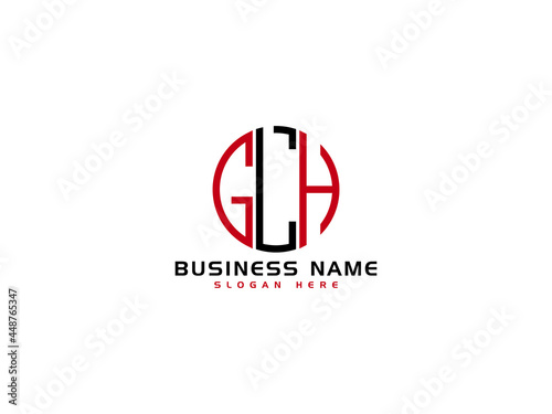 Creative GCH Logo Letter Vector Image Design For Your Business photo