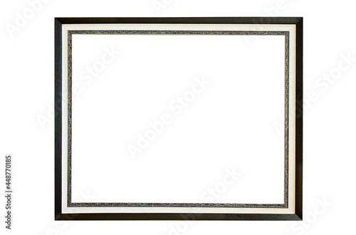 black and white wooden frame