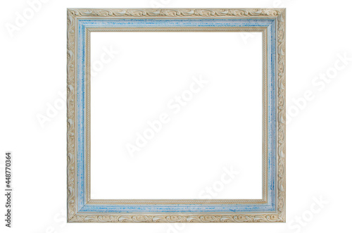 ornamental blue frame