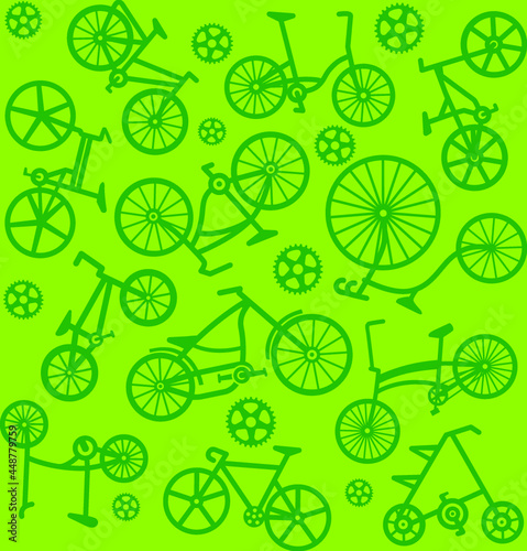Bike pattern photo