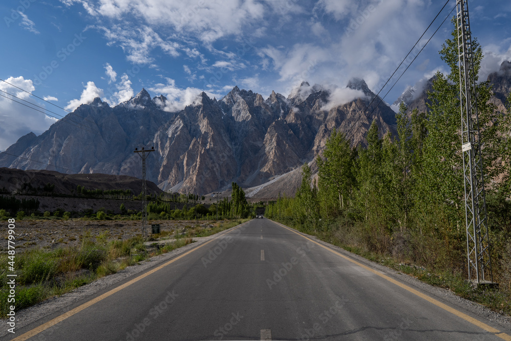Naklejka premium Passu Cones, Hunza 