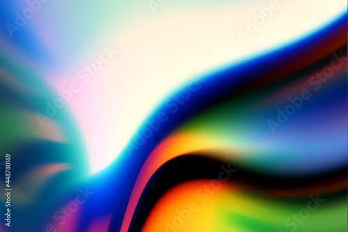 Canvas Print Blue chromatic light radiate colorful explosion background