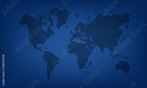 world map background, world map in futuristic style
