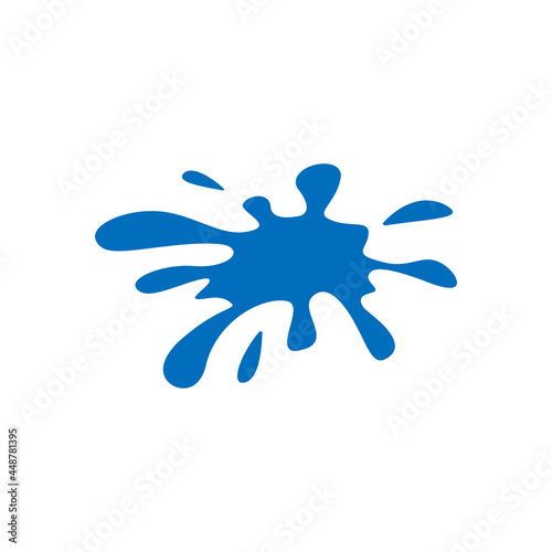 paint splash logo icon design template vector