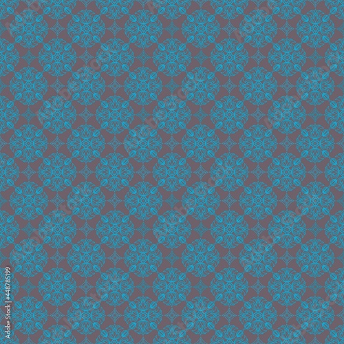 seamless pattern with snowflakes