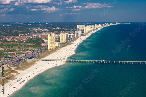 aerial view of beach