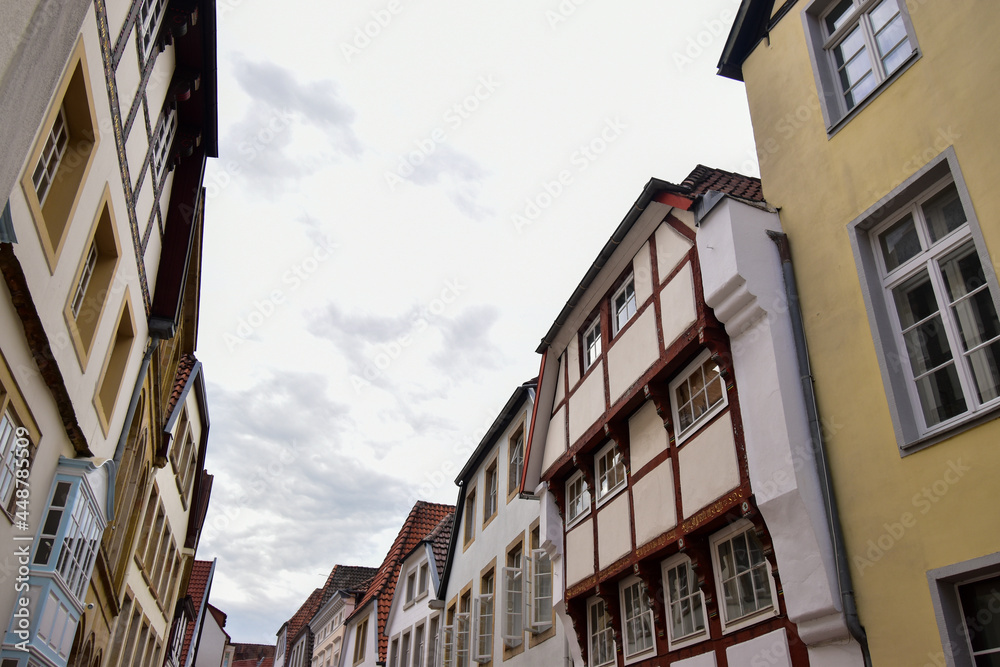 old houses in the city of Osnabrück Germany