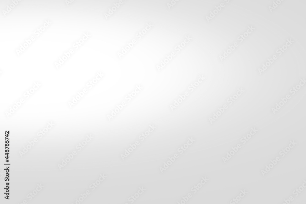 White smooth gradient background image, gray