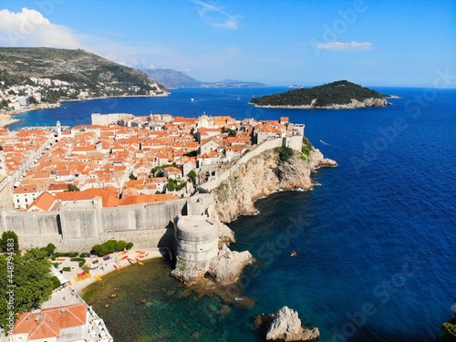 Cuadro en lienzo Dubrovnik city in Croatia