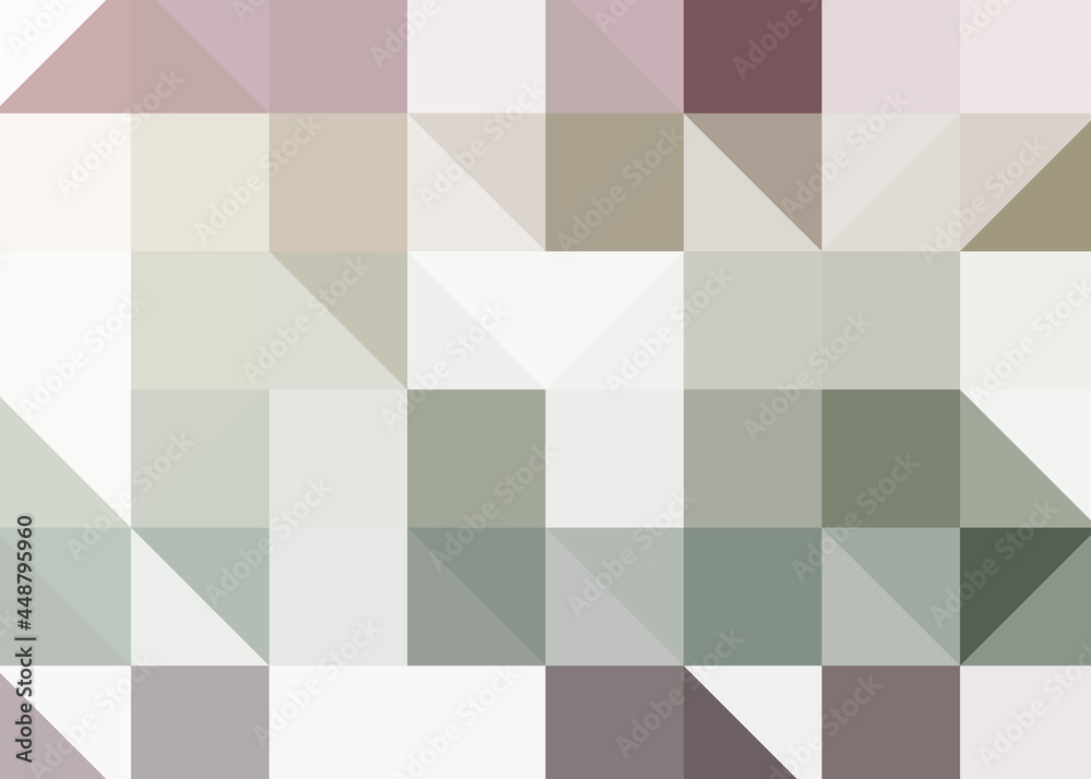 Abstract color Low-Polygones Generative Art background illustration