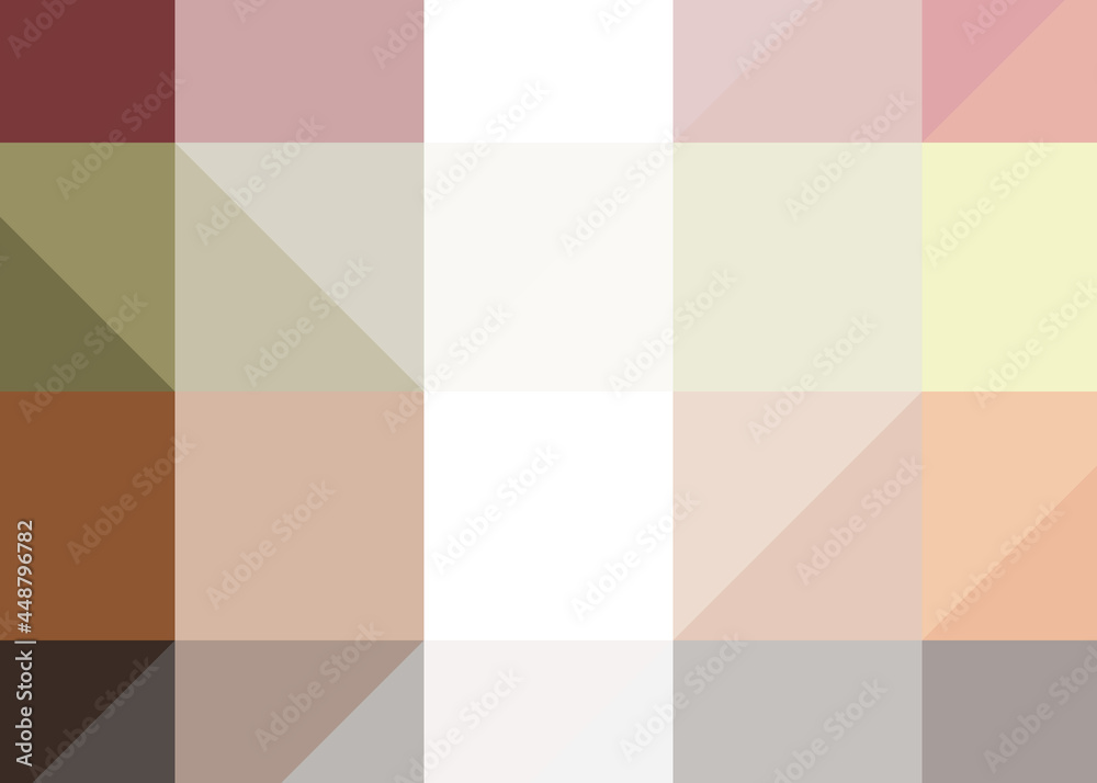 Abstract color Low-Polygones Generative Art background illustration