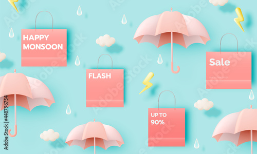 Cute umbrella for monsoon season