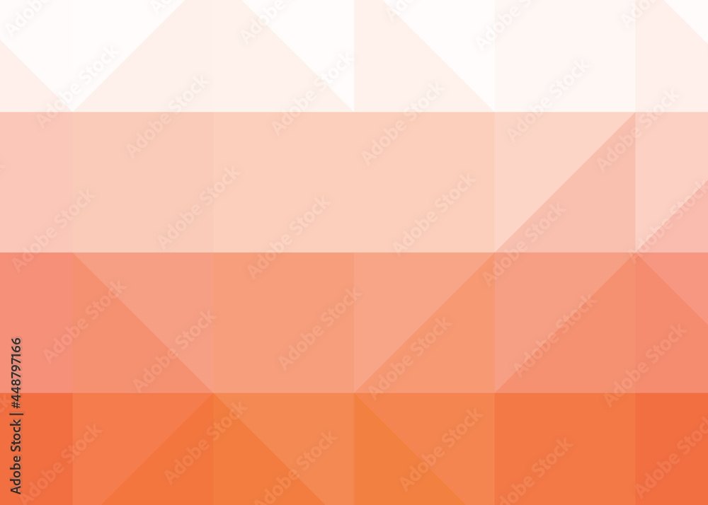 Fototapeta premium Abstract color Low-Polygones Generative Art background illustration