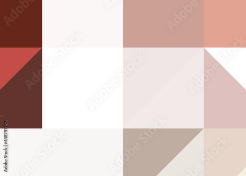 Abstract color Low-Polygones Generative Art background illustration