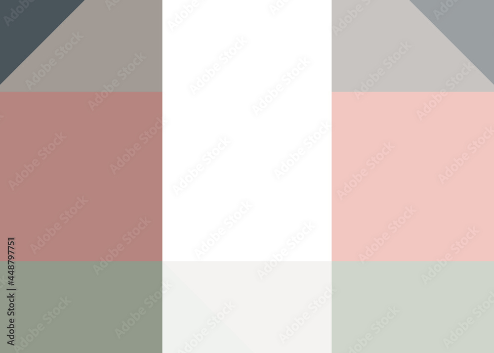 Fototapeta premium Abstract color Low-Polygones Generative Art background illustration
