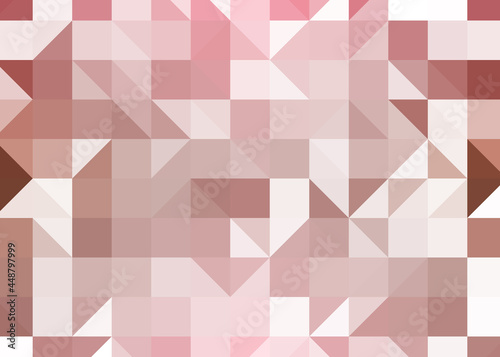 Abstract color Low-Polygones Generative Art background illustration