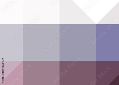 Abstract color Low-Polygones Generative Art background illustration