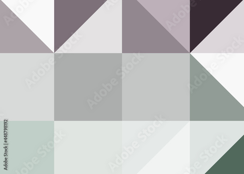 Abstract color Low-Polygones Generative Art background illustration