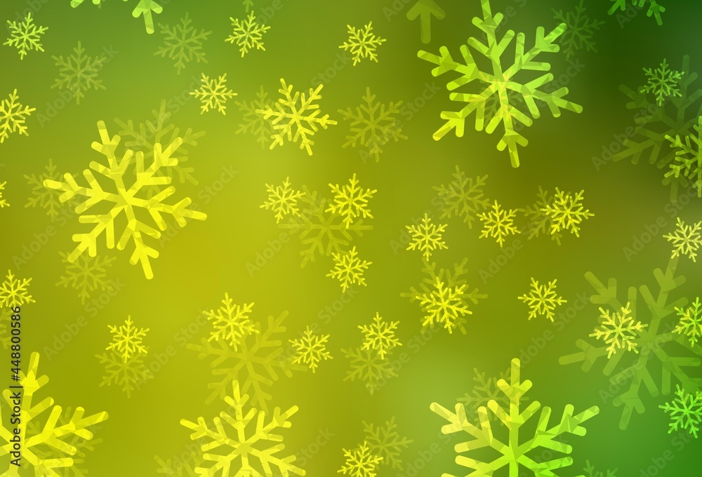 Light Green, Yellow vector template in carnival style. Light Green, Yellow vector template in carnival style.