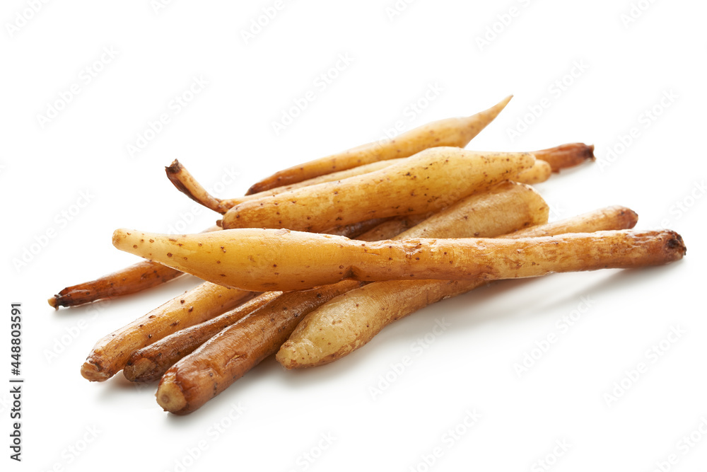 Fresh Finger root or Kaempfer (kachai) Thai herb isolated on white background with clipping path. Fresh Finger root or Kaempfer (kachai) Thai herb isolated on white background with clipping path.