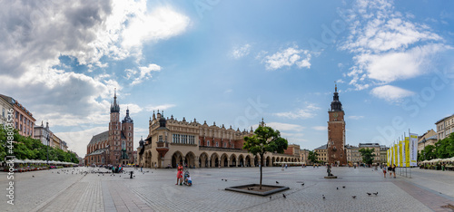 Krakow Main Square Panorama