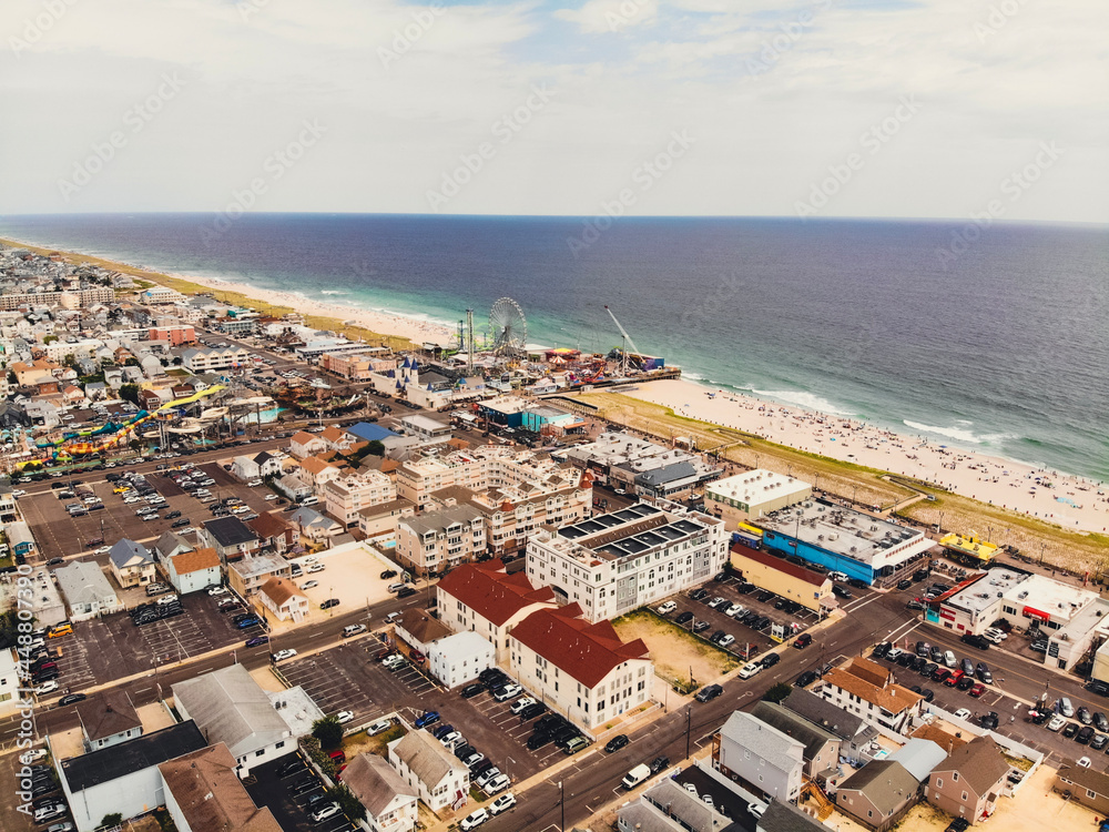 Fototapeta premium aerial view country