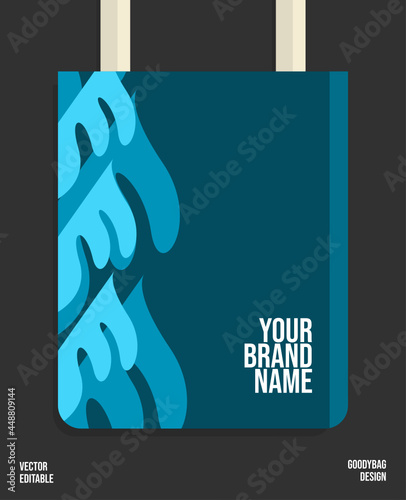 Modern style abstract art, suitable for shopping bags, tote bags, clothes designs, and many others, editable and printable design. Vector