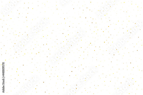 Yellow Confetti Celebrate. Gold Round Background. Orange Bubble Random. Golden Falling Creative. Tiny Glitter Vector. Texture Holiday. Yellow Carnival Wedding. Birthday Explosion.