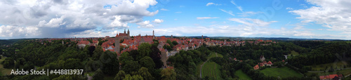 Nürnberg, Deutschland: Panorama über die Stadt