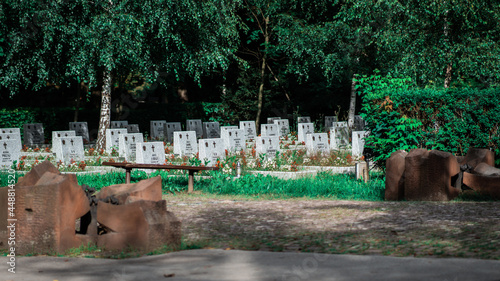 Fototapeta Naklejka Na Ścianę i Meble -  Cemetery of Polish soldiers from the 2st World War