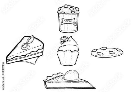 Common bakeries set
