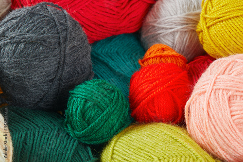 colorful balls of yarn